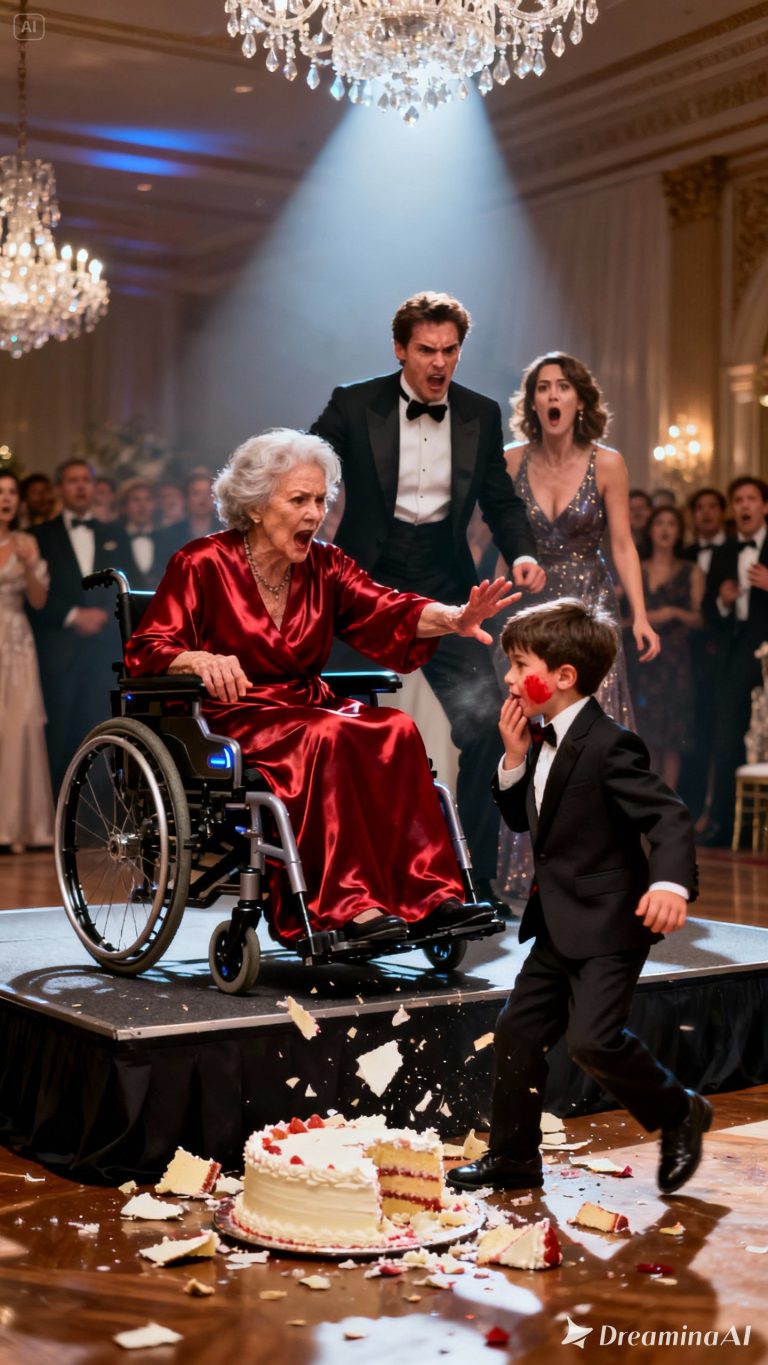 Podczas swoich 80. urodzin moja sparaliżowana babcia z całej siły uderzyła swojego 5-letniego prawnuka w twarz. Cały pokój krzyczał. Ale chłopiec nie płakał. Wypluł kartę SD, którą babcia potajemnie wcisnęła mu do ust i krzyknął: „Babcia powiedziała, że ​​jest tu nagranie, na którym mama i tata ją biją!”. Podłączyliśmy ją do prądu, a to, co zobaczyliśmy, sprawiło, że żona pastora zemdlała.😱🚨🎥