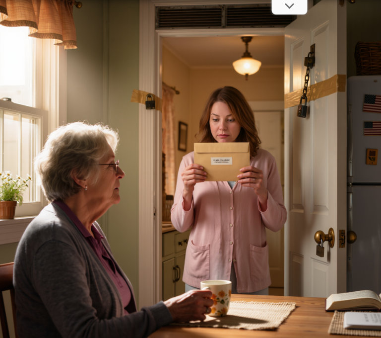Po całym dniu nauczania w szkole publicznej zobaczyłam nowy zamek w spiżarni. „Żebyś nie dotykała naszych rzeczy” – powiedziała moja synowa. Uśmiechnęłam się, a następnego dnia zamek zniknął. Na jego miejscu zostawiłam list, który sprawił, że zadrżały jej ręce.