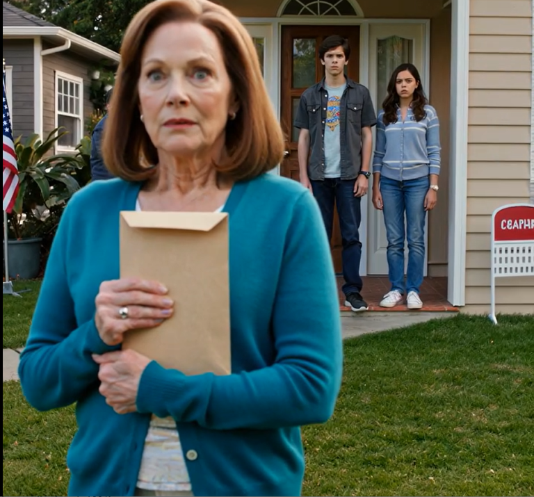 Mój syn powiedział mi, że ma dość codziennego widywania mnie, więc po cichu zebrałam akt własności zawierający tylko moje imię i nazwisko, zadzwoniłam do miłego agenta. Rano, gdy tabliczka „SPRZEDANE” dotknęła trawnika, dwie osoby, które poprosiły mnie o znalezienie „własnego miejsca”, w końcu zobaczyły, jak wyglądają granice