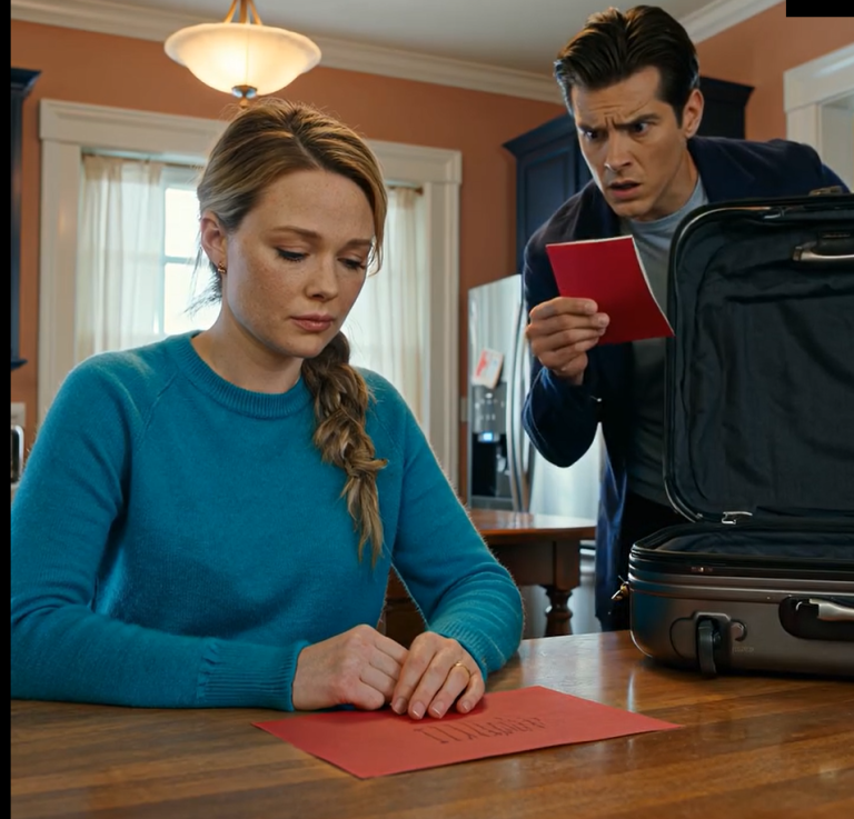 Mój mąż powiedział, że moja waga „przekroczyła limit”, więc odszedł, by rozpocząć nowe życie z kimś innym. Młodym i pięknym. W dniu, w którym wrócił, żeby spakować swoje rzeczy, zobaczył czerwoną kartkę papieru, którą starannie położyłam na środku stołu.