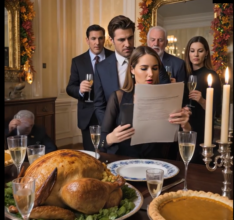 Mój brat wstał w Święto Dziękczynienia i oznajmił, że moi rodzice przekazują mu rodzinny interes, a ja „nic nie dostaję”… Więc wziąłem łyk wina, spojrzałem na tatę i powiedziałem: „Powinienem im powiedzieć teraz, czy ty chcesz?”