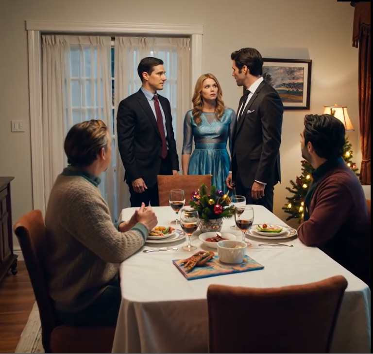 Podczas kolacji wigilijnej moja siostra przedstawiła mnie swojemu chłopakowi z drwiącym uśmiechem i powiedziała: „To porażka naszej rodziny”. Moi rodzice śmiali się, jakby to był tylko żart. On milczał, po prostu ich obserwując… Potem uśmiechnął się blado i powiedział: „Ciekawe. Bo jesteś zwolniony. A my już po nas”.