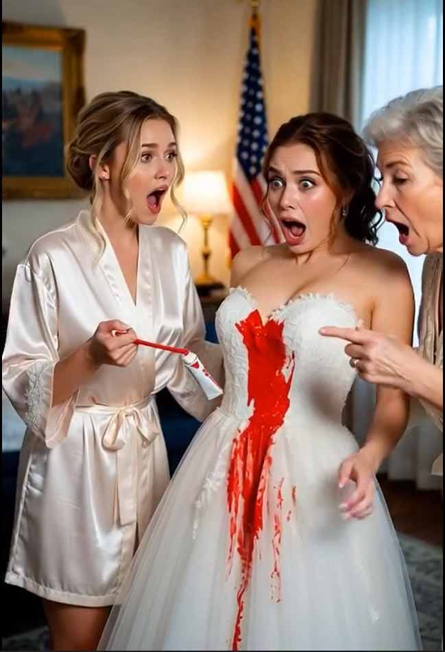 Moja siostra wylała czerwoną farbę olejną na moją suknię ślubną. Mama ją poparła, twierdząc: „Zawsze odwracasz uwagę od swojej siostry”. Kiedy moja druhna podzieliła się tym, co się stało, w internecie i ogłosiła odwołanie ślubu, nie uwierzylibyście, kto natknął się na ten wpis – a to, co zrobił później, było jeszcze bardziej szokujące…