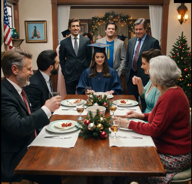 Na kolacji z okazji ukończenia studiów wszyscy się śmiali, aż babcia uśmiechnęła się do mnie i powiedziała: „Cieszę się, że te 1500 dolarów, które ci co miesiąc wysyłam, pomaga”. Rozejrzałem się i powiedziałem: „Nigdy nie dostałem żadnych pieniędzy”. Przy stole zapadła całkowita cisza, gdy wszyscy zwrócili się w stronę moich rodziców. Babcia odstawiła talerz i…