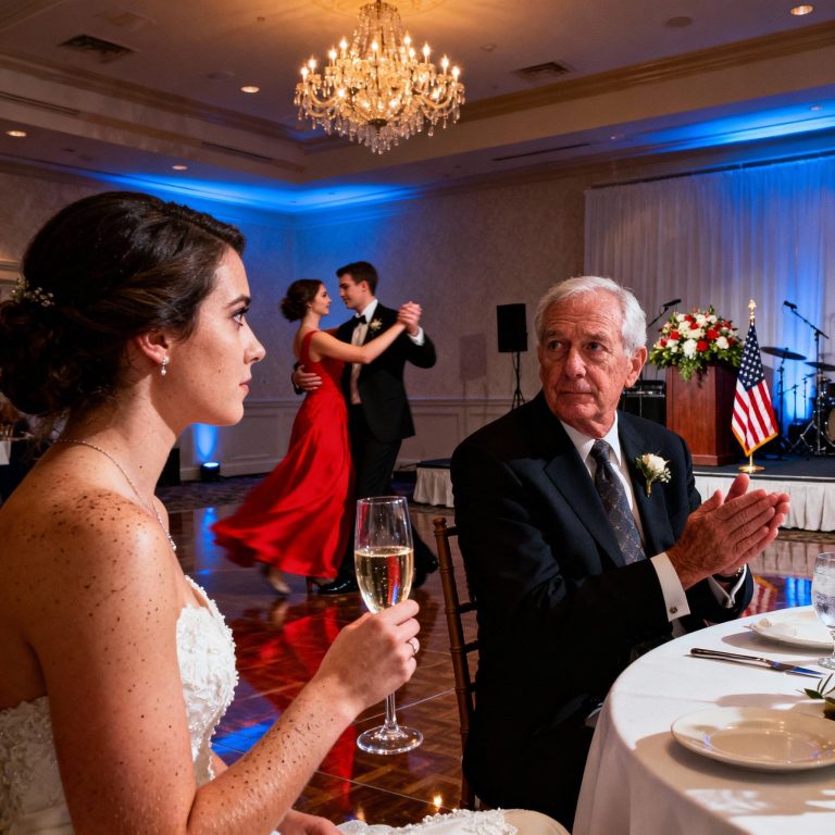 „Ten taniec jest dla kobiety, którą kocham od dziesięciu lat” – oznajmił mój mąż, po czym minął mnie i wyciągnął rękę do mojej siostry. Sala zaczęła bić brawo. Wstałam, odstawiłam kieliszek i przeszłam przez salę, żeby zadać ojcu jedno pytanie.