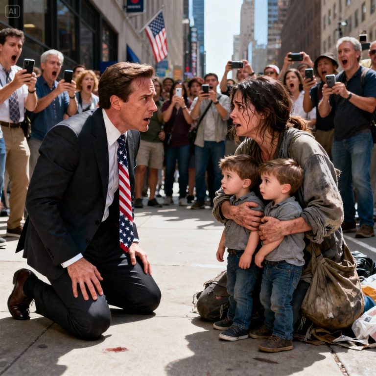 Wysiadałam z luksusowego samochodu, gdy moje oczy spotkały się ze wzrokiem żebraczki na poboczu. Serce mi zamarło – to była ona, miłość, którą straciłam. Szybko spuściła głowę i przyciągnęła do siebie dwójkę swoich dzieci. Ale kiedy podniosły wzrok, zamarłam: dwie małe buzie… niemal identyczne jak moje. „Niemożliwe… one… są moje?” Cofnęła się, drżąc. „Jak… do kogo twoim zdaniem należą?” zapytałam łamiącym się głosem. Zacisnęła uścisk na swoich dzieciach, drżąc. „Nie podchodź bliżej… nie powinnaś znać prawdy”. A potem to, co zrobiłam… przeraziło wszystkich.