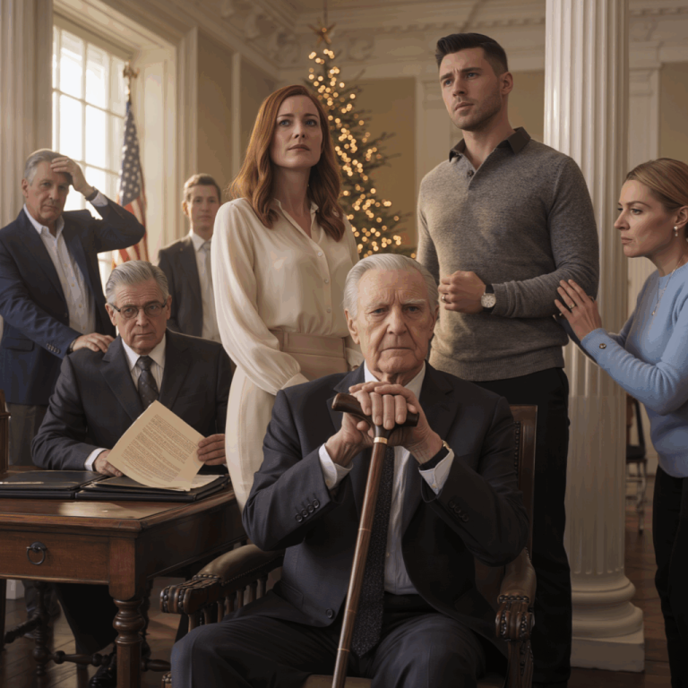 Nie zdążyłam nawet zdmuchnąć świeczek na urodzinowym torcie, gdy dziadek stuknął palcem w kieliszek: „Czy przelew został zrealizowany?” — zdrętwiałam: „Jaki przelew?” — cała rodzina zamarła, dziadek uderzył laską w stół: „A kto go wziął?” — o 9:00 rano następnego dnia drzwi rezydencji się otworzyły, na stół spadł stos wyciągów wart 250 000 dolarów… a na widok nazwiska, które się pojawiło, cały pokój wstrzymał oddech…