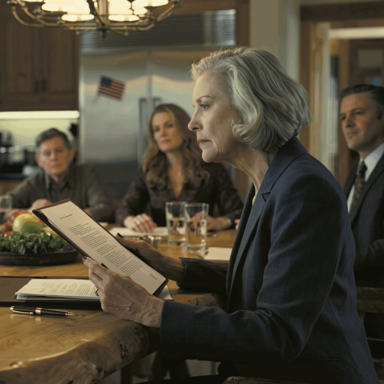 Tydzień przed moimi urodzinami mój najstarszy syn przesunął po stole grubą stertę papierów: „Podpisz to, mamo, dla własnego bezpieczeństwa” – w prawniczym żargonie krył się plan, by uczynić ze mnie tymczasowego gościa na moim własnym 720-akrowym ranczu i dać mi 5 milionów dolarów… i to był moment, w którym niechcący obudzili niewłaściwą osobę.