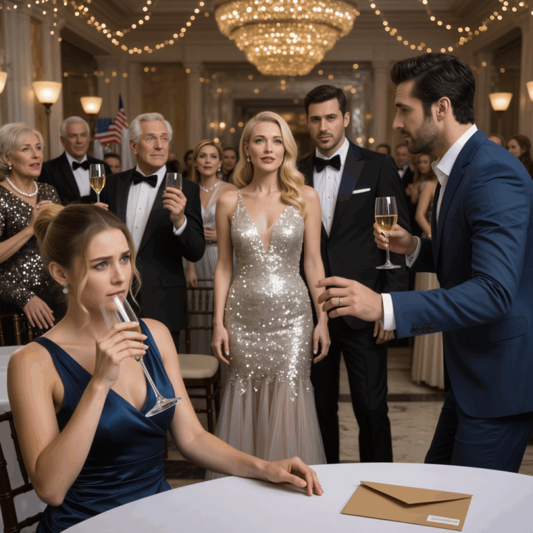 Moi rodzice wzięli pieniądze, które zaoszczędziłam na dom, i dali je na przyjęcie zaręczynowe mojej siostry. „Kiedyś zrozumiesz”, powiedziała mama. Ale kiedy mój mąż wstał na przyjęciu, wszyscy zamarli.