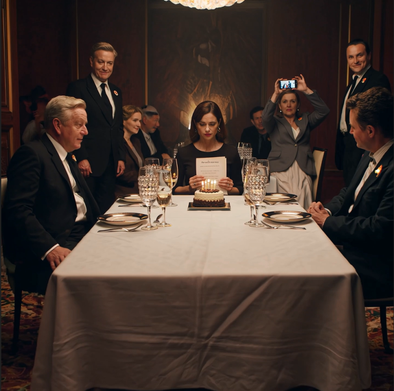 W moje 31. urodziny moja rodzina wręczyła mi oficjalne dokumenty o wydziedziczeniu jako „prezent”, podczas gdy moja siostra filmowała moją reakcję dla zabawy — nie wiedzieli, że niecałe 36 godzin później będę wchodzić na scenę jako nowy dyrektor sieci hoteli wartej miliardy dolarów, a ich największy darczyńca będzie siedział w pierwszym rzędzie