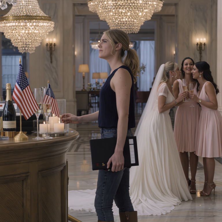 Wszedłem na przyjęcie zaręczynowe mojego brata, a panna młoda z szyderczym uśmiechem przechyliła kieliszek z winem: „Ta śmierdząca wiejska dziewczyna jest tutaj!” — ale dokładnie o godzinie 9, gdy rozświetlił się ekran za sceną, wszystkie uśmiechy na całej sali balowej nagle zgasły.