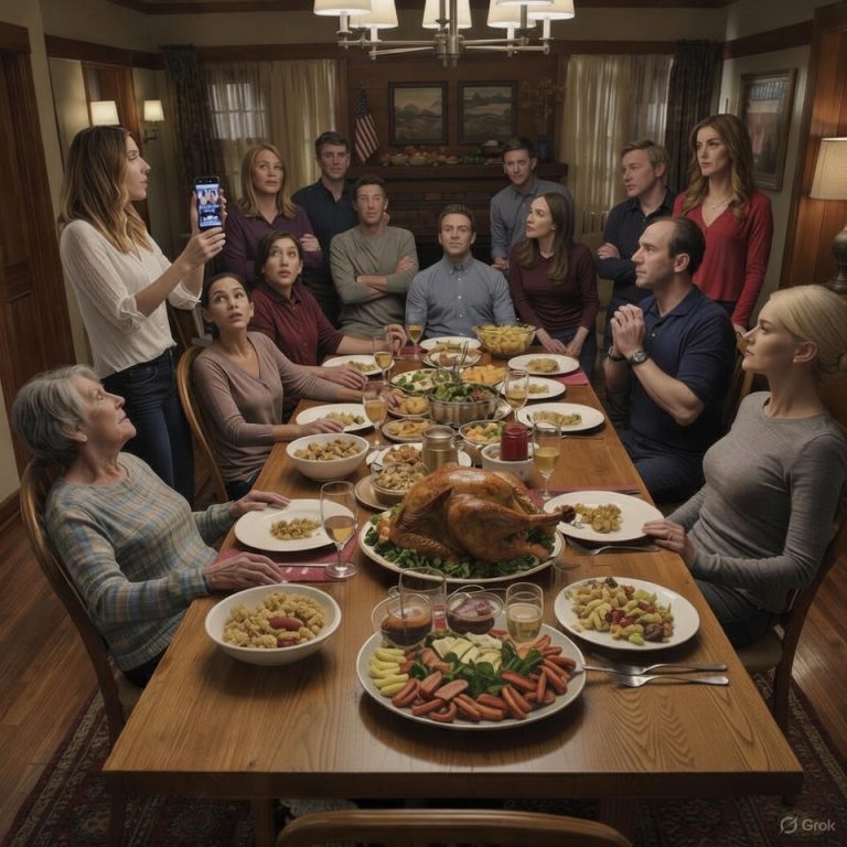 W Święto Dziękczynienia mama uśmiechnęła się i powiedziała: „Twoja siostra jest dwa razy lepszą kobietą niż ty kiedykolwiek będziesz”. Odpowiedziałem spokojnie: „Wspaniale. Potem będzie mogła oddać te 80 tysięcy dolarów wydanych na jej ślub”. Cały stół zamilkł, TATA O KOŃCU SIĘ UDUSIŁ…