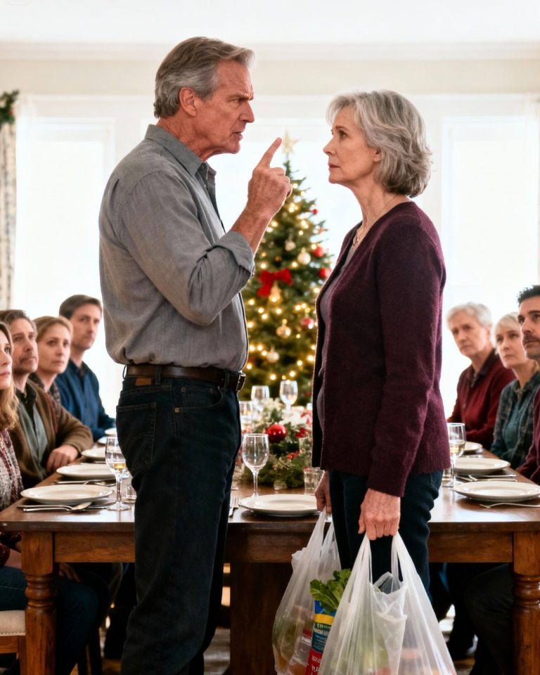 „Gdzie do cholery byłeś?!” Mój mąż wybuchł w Boże Narodzenie nad pustym stołem – nie zdając sobie sprawy, że czekają go najgorsze konsekwencje w jego życiu.