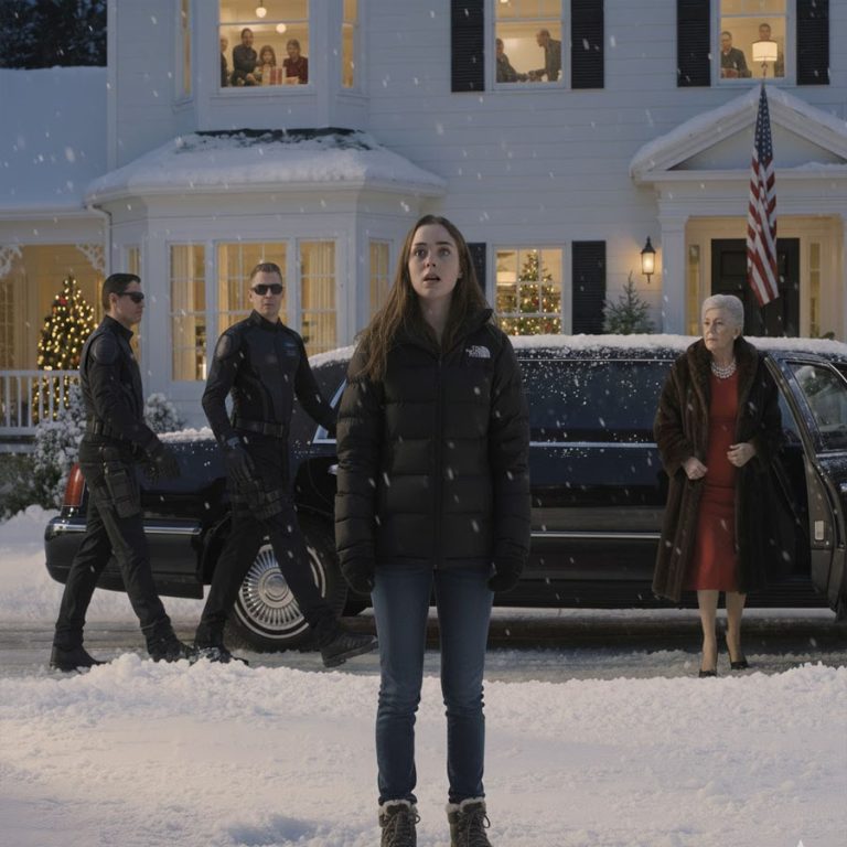 Mój tata zamknął mnie na zewnątrz w Wigilię w temperaturze -10°C… Potem moja zmarła babcia-miliarderka…