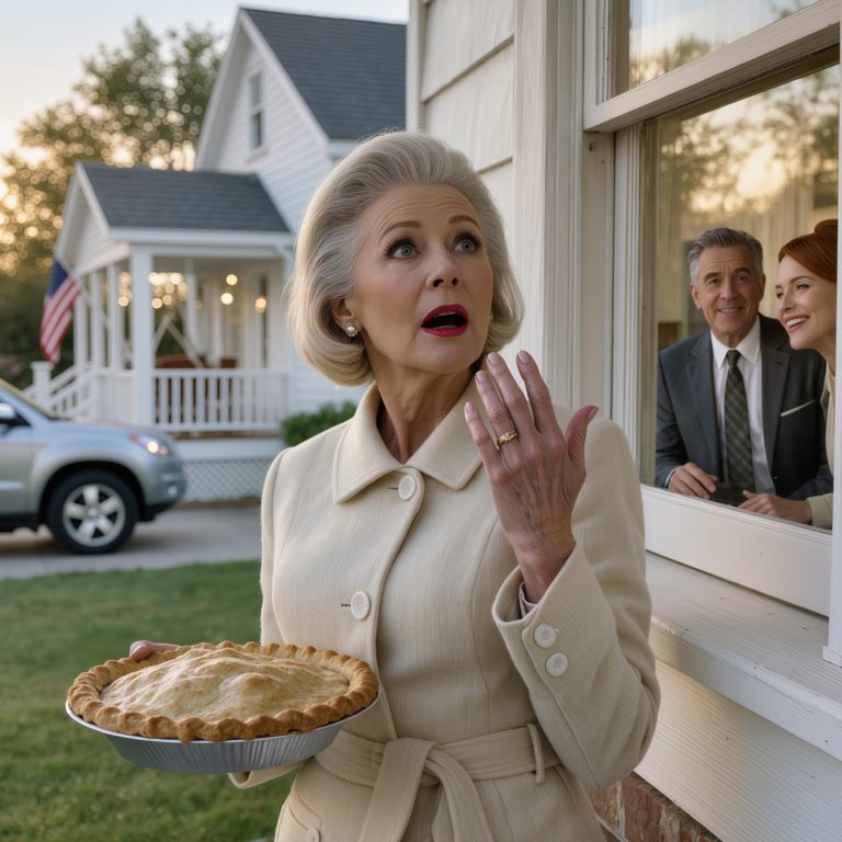 Postanowiłam odwiedzić synową bez wcześniejszego telefonu, myśląc, że to będzie miła niespodzianka. Ale zamarłam, gdy zobaczyłam srebrnego SUV-a mojego męża zaparkowanego tuż przed jej domem. Śmiech dobiegał przez uchylone okno w kuchni, na tyle przejrzyste, że aż piekło. Podeszłam cicho bliżej – a to, co usłyszałam w środku, wprawiło mnie w osłupienie…
