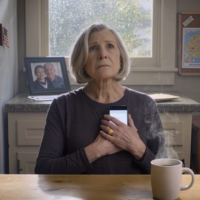 Mój syn napisał SMS-a: „Nie oczekuj, że będę się tobą opiekował, kiedy będziesz stary – mam własne życie i rodzinę”. Skinęłam tylko głową, spokojnie odpowiedziałam: „Dobrze” i po cichu przepisałam testament. Myślałam, że wszystko się skończy, aż do następnego ranka – pisk opon na podjeździe, furtka do ogrodu otworzyła się z hukiem, a on wpadł do mojego domu, blednąc, gdy uświadomił sobie, co właśnie podpisałam…