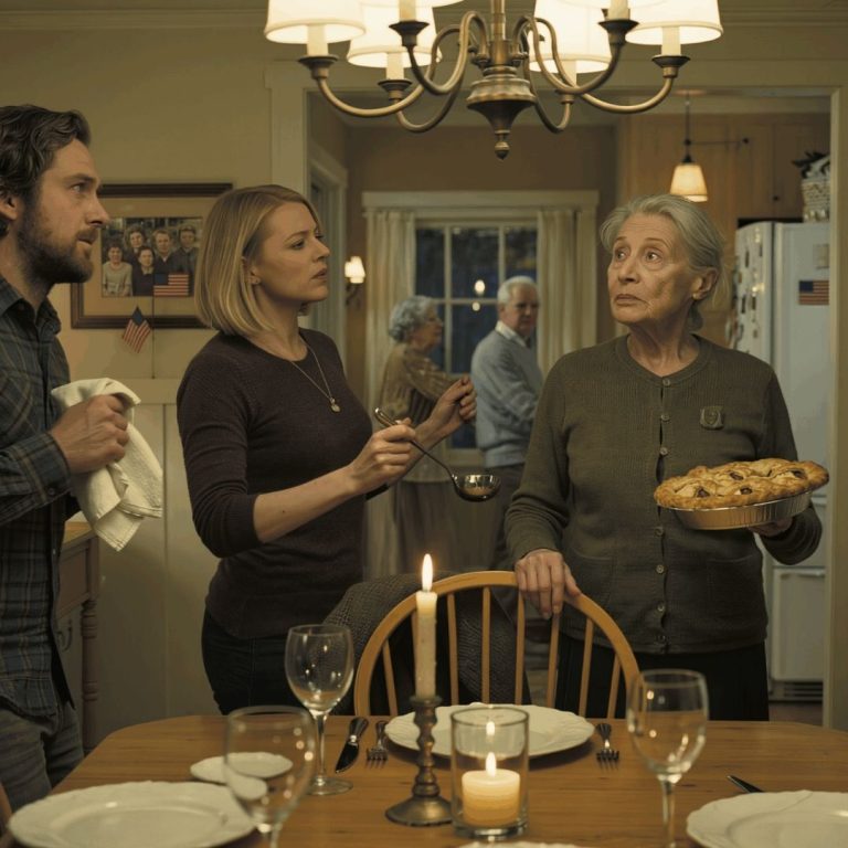 Podczas kolacji, na którą zaprosił mnie mój syn, zamarłam, gdy zobaczyłam starannie nakryte nakrycie stołu — dla mojego męża, który zmarł dwa lata wcześniej. Gdy zapytałam, dlaczego, mój syn nagle zbladł i powiedział: „Mamo, jest coś, o czym ci nigdy nie powiedzieliśmy”.