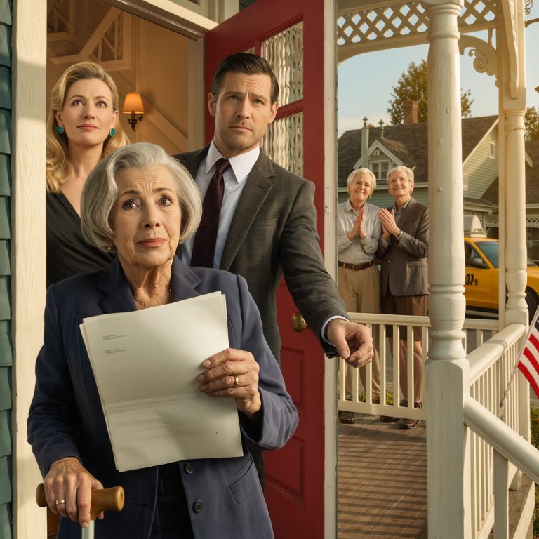 Spędziłam w szpitalu 21 dni, a mój syn potajemnie przepisał mój dom na teściów. Kiedy wróciłam, zablokował drzwi i powiedział: „Ten dom już nie jest twój, mamo. Nie wracaj”. Odpowiedziałam po prostu: „No dalej, ciesz się”. Tydzień później „prezent-niespodzianka”, który przygotowałam, wprawił wszystkich w przerażenie.