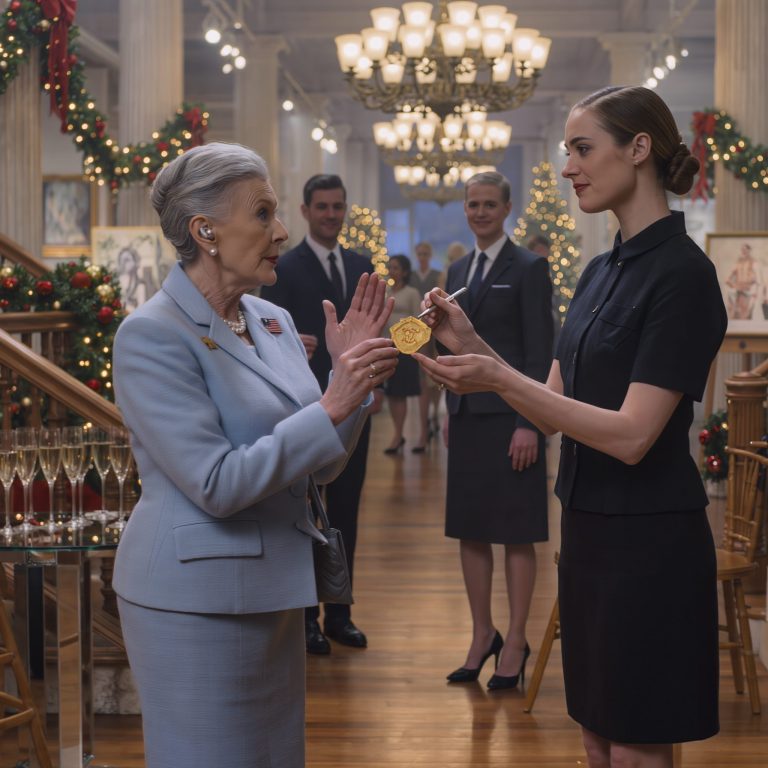 Na zatłoczonym przyjęciu bożonarodzeniowym zmęczona kelnerka użyła języka migowego, żeby życzyć mi „Wesołych Świąt” tak swobodnie, jakby to była najnormalniejsza rzecz na świecie. Nie miała pojęcia, że ​​jest jedyną osobą w tym pomieszczeniu, która może mi to powiedzieć. Około północy rozeszły się szepty, że nie jestem zwykłym gościem… i ta drobna chwila zmieniła moje dalsze plany.