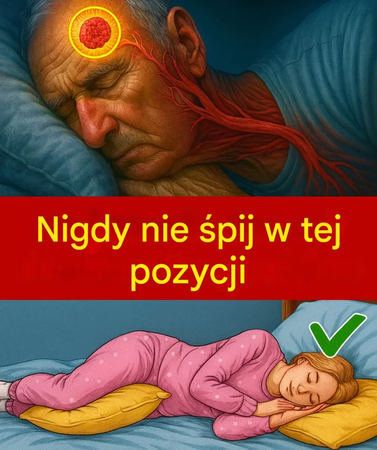 Uwaga seniorzy: spanie w ten sposób może zwiększać ryzyko udaru mózgu