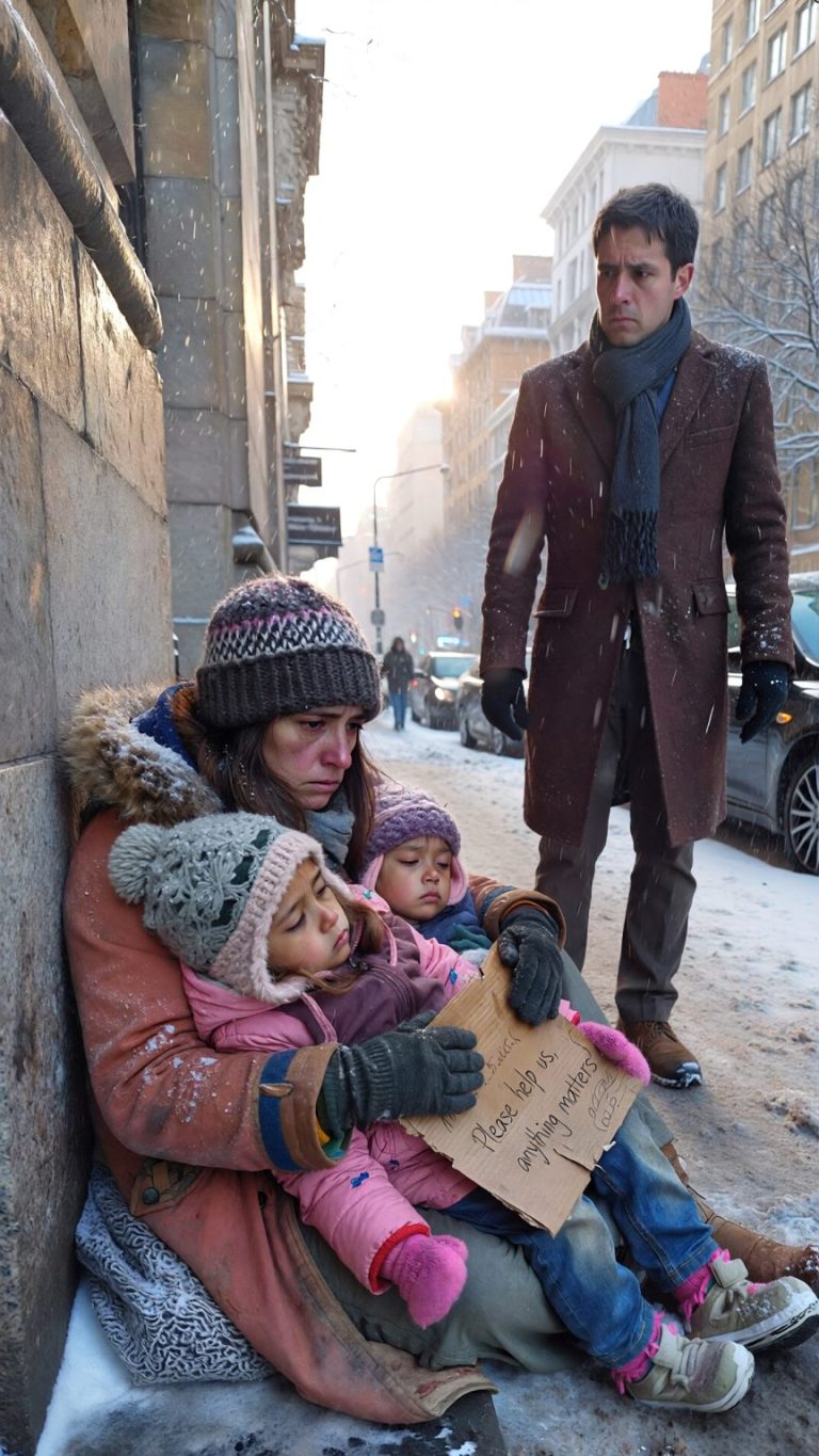 Lata po odejściu milioner znalazł swoją byłą dziewczynę na ulicy z trójką dzieci – i prawda go załamała