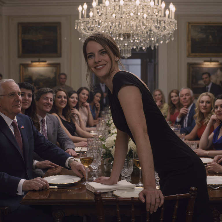W samym środku cichego stołu, przy którym siedzieliśmy, ojciec mojego chłopaka miliardera wskazał na sukienkę, którą miałam na sobie i powiedział: „Uliczni śmieciarze w pożyczonych ciuchach powinni przestać marzyć o siedzeniu przy tym stole”. 23 gości wstrzymało oddech, gdy odłożyłam serwetkę i z uśmiechem szłam w stronę drzwi… i żaden z nich nie wiedział, że tej samej nocy jedna decyzja „śmiecia” zachwieje jego imperium.