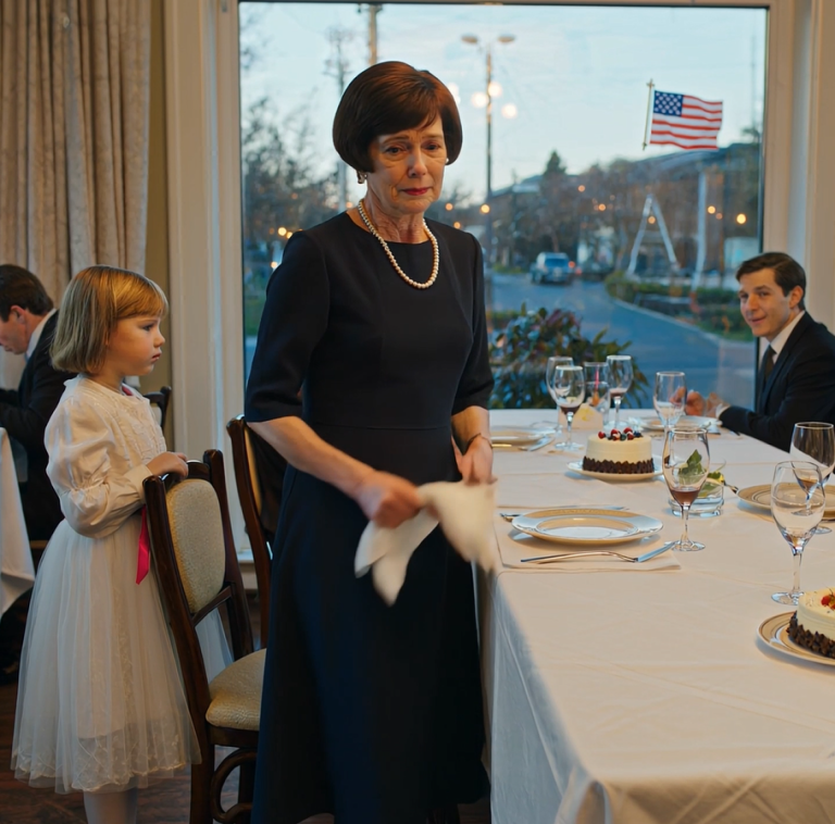 Moja ośmioletnia wnuczka przewróciła oczami i powiedziała: „Nie możesz z nami siedzieć. Mama mówiła, że ​​jesteś dla mnie ciężarem”. Wszyscy przy stole wybuchnęli śmiechem – łącznie z moim synem. Wstałam i cicho wyszłam. Tego wieczoru napisał SMS-a: „Zapłata jeszcze na jutro?”. Odpowiedziałam: „Pomyśl”. Następnego dnia panika.