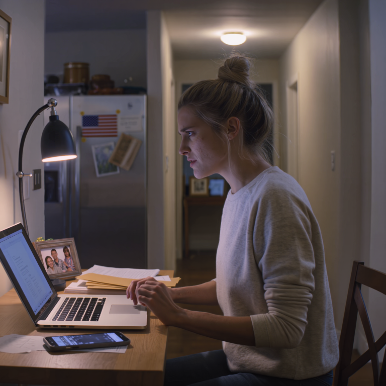 23:51, mama napisała SMS-a: „Zgodziliśmy się – nie jesteś już częścią rodziny”. Moja siostra stuknęła serduszkiem tuż pod nim… Odpowiedziałem ośmioma słowami; dwanaście minut później noc w tym domu zaczęła migotać…”