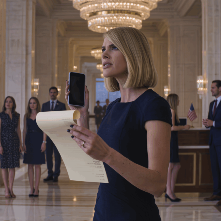 Na zaręczynach mojej siostry mama oznajmiła: „Zasługuje na wszystko w ten wieczór”. Wszyscy wiwatowali. Potem organizator wręczył mi fakturę na 12 000 dolarów. Uśmiechnęłam się, wyciągnęłam telefon i ich wiwaty ucichły.