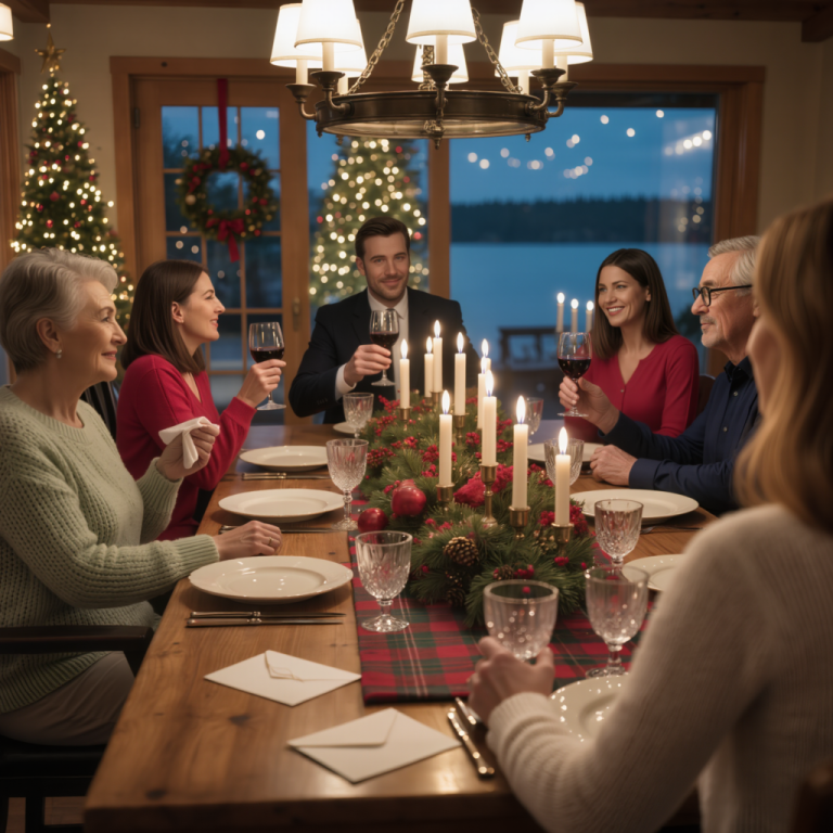 Podczas świąt Bożego Narodzenia w rezydencji nad jeziorem mój brat uśmiechnął się i powiedział: „Masz tydzień, żeby wyprowadzić się z tego domu”, moi rodzice po prostu siedzieli w milczeniu, a ja delikatnie położyłem stos papierów na stole, powiedziałem dokładnie jedno zdanie… 24 godziny później nikt już nie odważył się nazywać go „ich domem”.