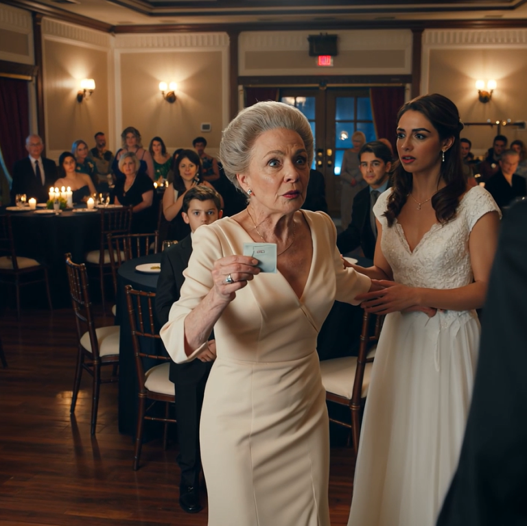 Mój syn w końcu znowu się żenił. Byłam niemal szczęśliwa, gdy wnuk szturchnął mnie energicznie: „Babciu, proszę, wynośmy się stąd”. Pokazał mi liścik, który zostawiła panna młoda. Przerwałam muzykę, wstałam i przeczytałam go na głos. W tym chaosie jej własna siostra wyznała wszystko…