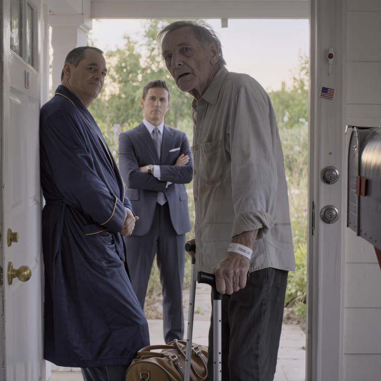 Po prawie miesiącu spędzonym w szpitalu mój syn oddał mój dom swoim teściom. Kiedy wróciłam, powiedział: „To już nie jest twoje, nie wchodź”. Tydzień później to, co zrobiłam… pozostawiło ich wszystkich bez słowa!