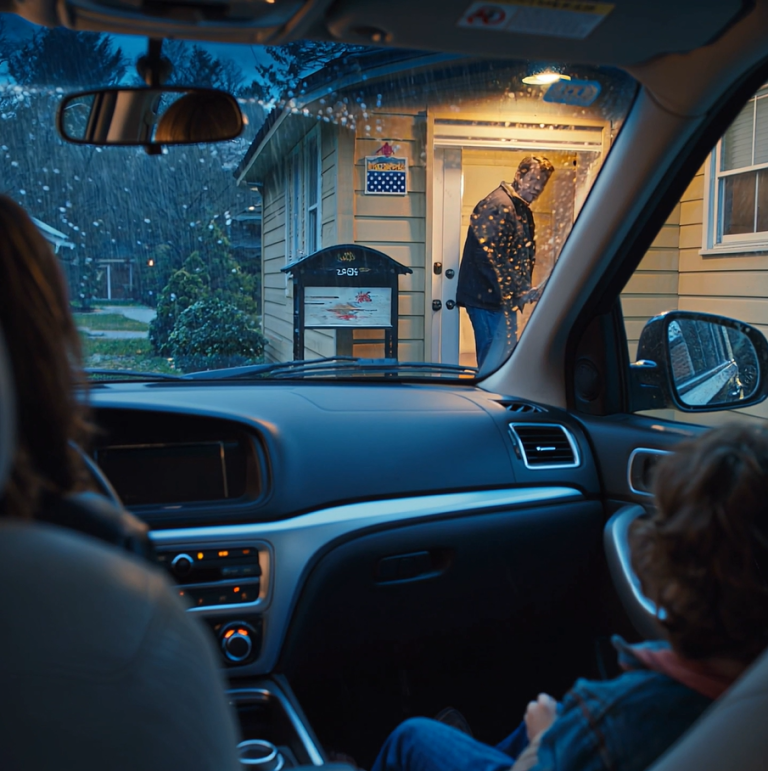 Odwiozłam męża na lotnisko jak zwykle, ale kiedy odwracałam się, żeby wyjść, mój sześcioletni synek ścisnął mnie za rękę i wyszeptał: „Mamo, nie idź do domu. Słyszałam, że tata knuje coś bardzo złego przeciwko nam” – uwierzyłam mu, schowałam się w ciemnej ulicy i patrzyłam, jak dwóch mężczyzn otwiera nam drzwi swoim kluczem.