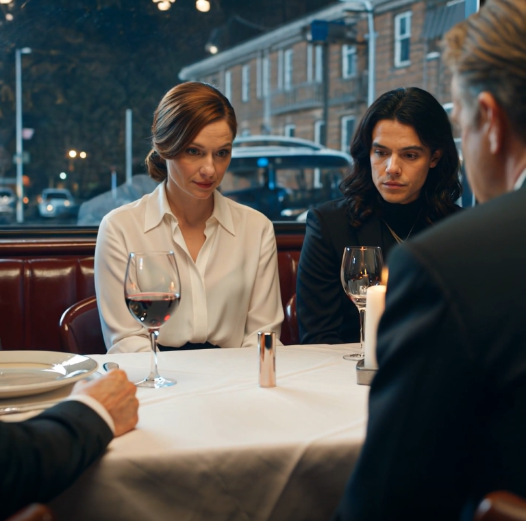 Tego wieczoru, w zatłoczonej restauracji w centrum miasta, łzy mojej córki spadły na biały obrus… i wyszeptała: „Mamo, proszę. Nie”.