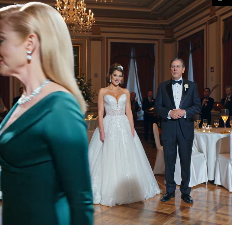 Na weselu mojego syna, na które wydano 300 000 dolarów, jego nowa żona wskazała na mnie i powiedziała: „To ta stara, gruba świnia, z którą musimy się użerać”. Jej rodzina się śmiała — dopóki jej ojciec nie zorientował się, że jestem jego nowym szefem.