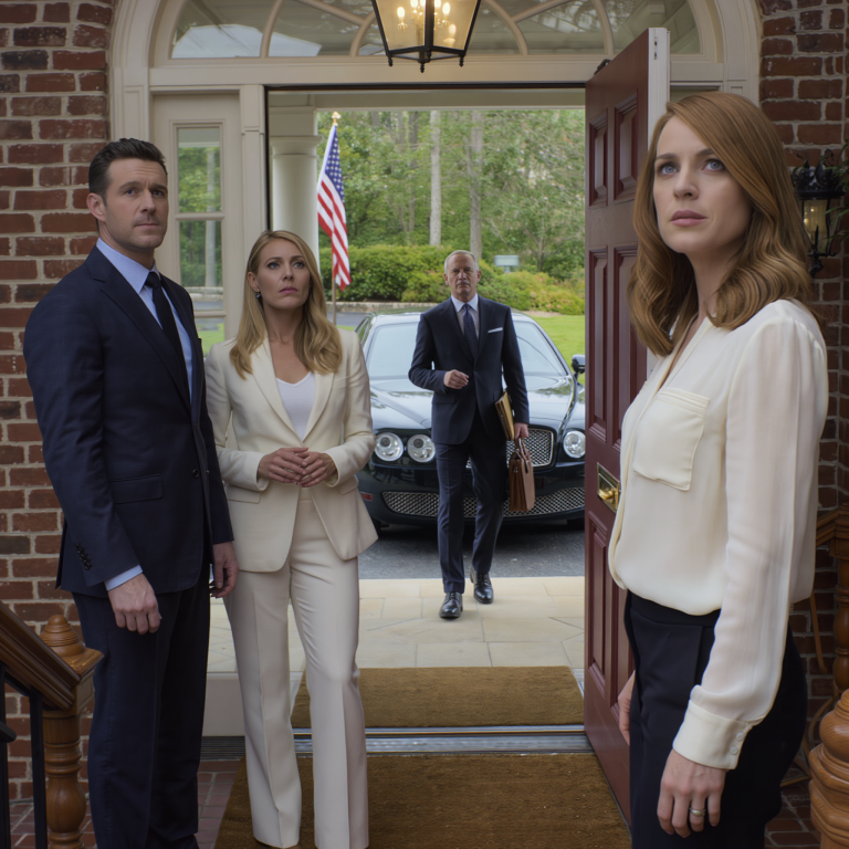 Nowa żona mojego męża pojawiła się w moich drzwiach z zadowolonym uśmiechem i oznajmiła: „Przyszliśmy, żeby odebrać należną nam część majątku twojego teścia, więc spakuj się i wyprowadź się natychmiast”, ale zamiast się kłócić, po prostu się uśmiechnęłam i odsunęłam, pozwalając mojej prawniczce wejść do salonu z prawdziwymi dokumentami, i patrzyłam, jak jej twarz się kruszy, gdy zdała sobie sprawę, czyje imię i nazwisko jest tak naprawdę napisane na wszystkim.