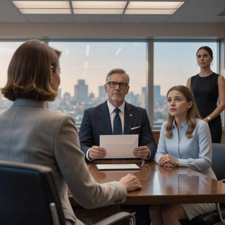 moja siostra zmusiła mnie do wykonania testu DNA, żeby wykluczyć mnie z testamentu mojego taty – ale kiedy prawnik otworzył kopertę, nie spojrzał na mnie… spojrzał na nią