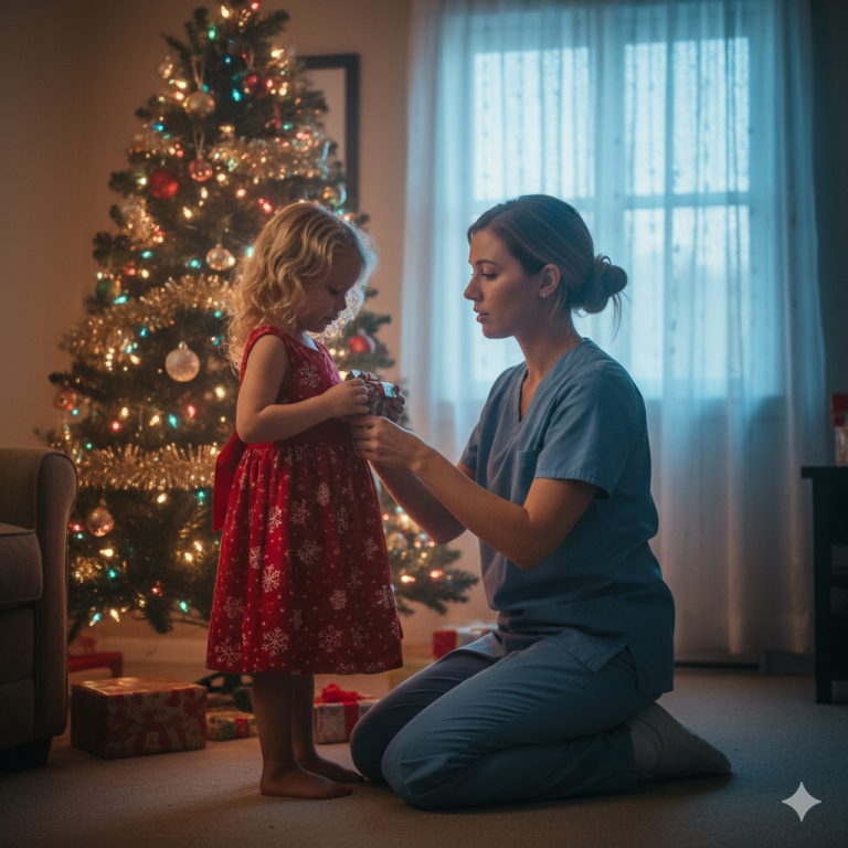 W Boże Narodzenie pracowałem na dwie zmiany na oddziale ratunkowym. Moi rodzice i siostra…