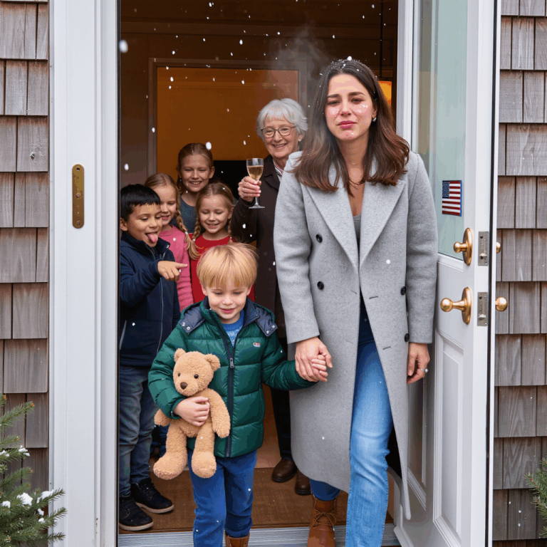 Mój siostrzeniec bezgłośnie powiedział: „Śmieci powinny być na zewnątrz”, cała rodzina się roześmiała; ja po prostu wziąłem syna za rękę i wyszedłem — tej samej nocy mama wysłała mi SMS-a z pytaniem: „miesięczny przelew?”; następnego ranka przyszedł zimny e-mail i niedzielny obiad już nie był taki sam…