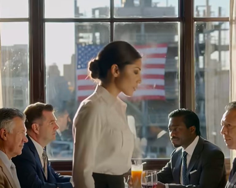 Miliarder wyśmiał „drżące ręce” kelnerki – Anna podniosła wzrok, odpowiedziała po niemiecku, a cała restauracja wstrzymała oddech. – Sam