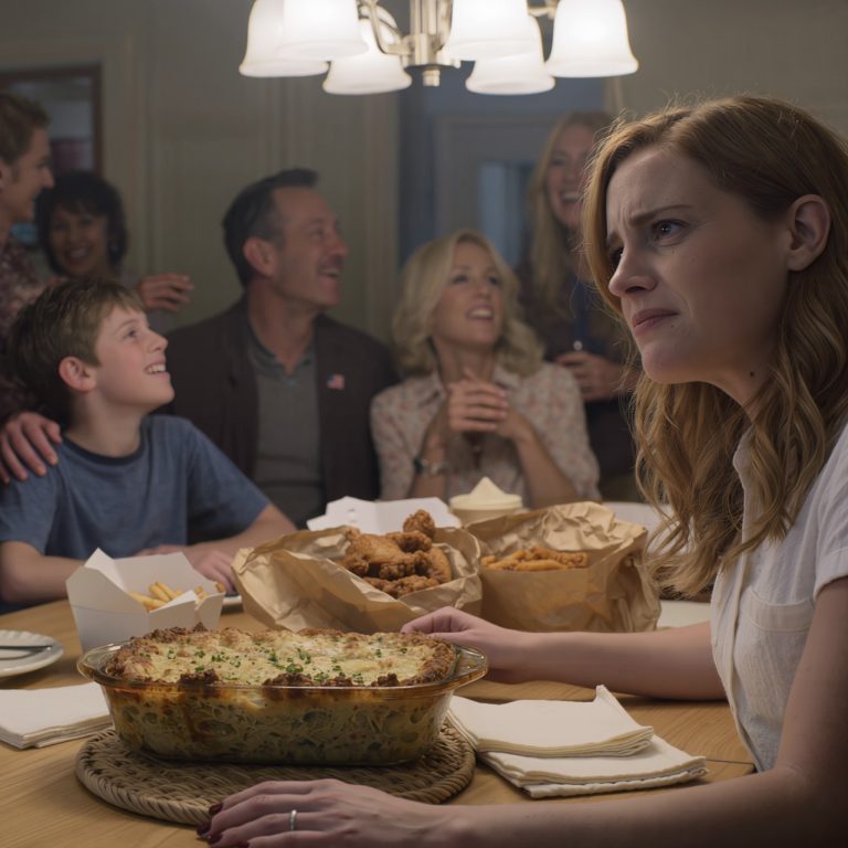 „Nie jesteś rodziną, nie pokazuj się tu” – wybuchnął śmiechem cały stół, zebrałem całą lasagne i wyszedłem – 4 dni później bank odrzucił ich pożyczkę, tej nocy mój telefon się zaświecił