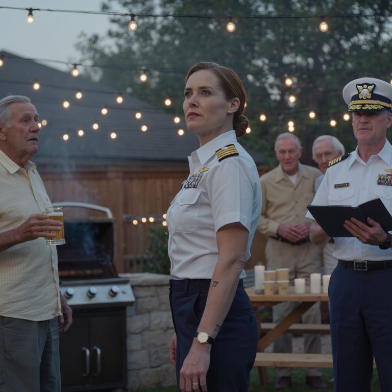 NASZ MAŁY URZĘDNIK JEST W DOMU – ZARATOWAŁ MÓJ TATA, GDY WCHODZIŁEM. JEGO KOLEGA, ŻOŁNIERZ MARYNARKI WOJENNEJ, ZOBACZYŁ MÓJ TATUAŻ.