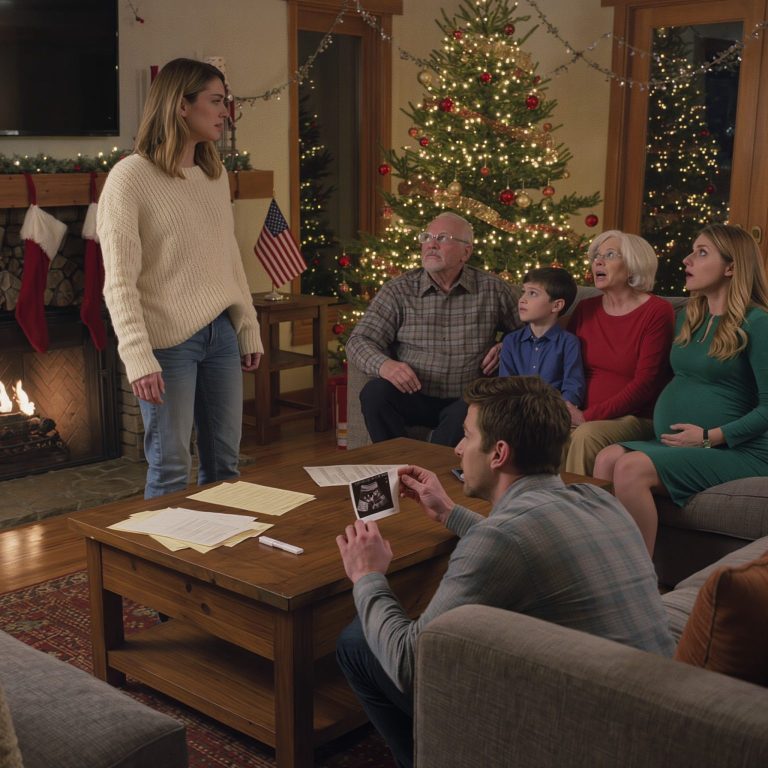 W zeszłe święta Bożego Narodzenia dotarłam wcześniej do domu rodziców mojego męża, skrycie skrywając nadzieję, bo byłam w ciąży. Ale zamiast radości, oskarżył mnie o ciąże z dzieckiem mojej szefowej. Jego słowa zraniły mnie głębiej niż jakakolwiek rana i tego samego dnia złożył pozew o rozwód. Trzy tygodnie później, kiedy wróciłam z prawdą, wszystkie twarze w pokoju zbladły.