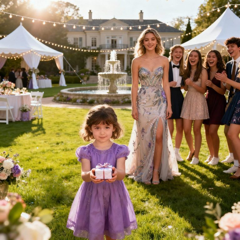 Na urodzinach mojej młodszej siostry wszyscy wręczyli prezenty. Wtedy mój 6-latek pobiegł…