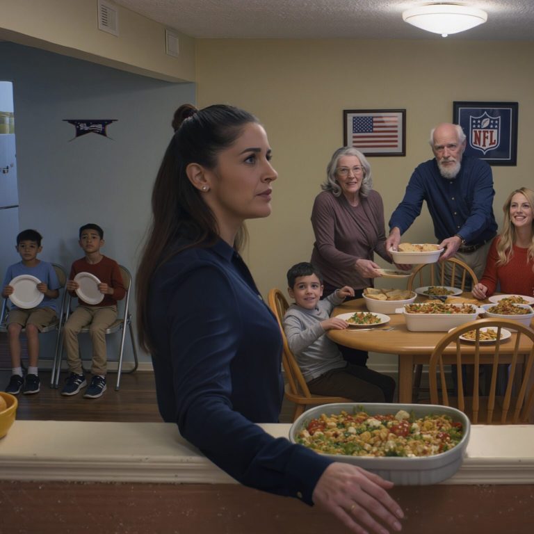 Kiedy wracałam do domu na prosty rodzinny obiad, usłyszałam, jak moja matka mówi: „Dzieci twojej siostry jedzą pierwsze, a twoi chłopcy mogą poczekać na okruszki”, podczas gdy mój ojciec dodawał, że moje dzieci muszą znać swoje miejsce — więc patrzyłam, jak moi synowie siedzą w kącie z pustymi talerzami, zdałam sobie sprawę, gdzie według mojej rodziny jest nasze miejsce, i po cichu wyprowadziłam ich.