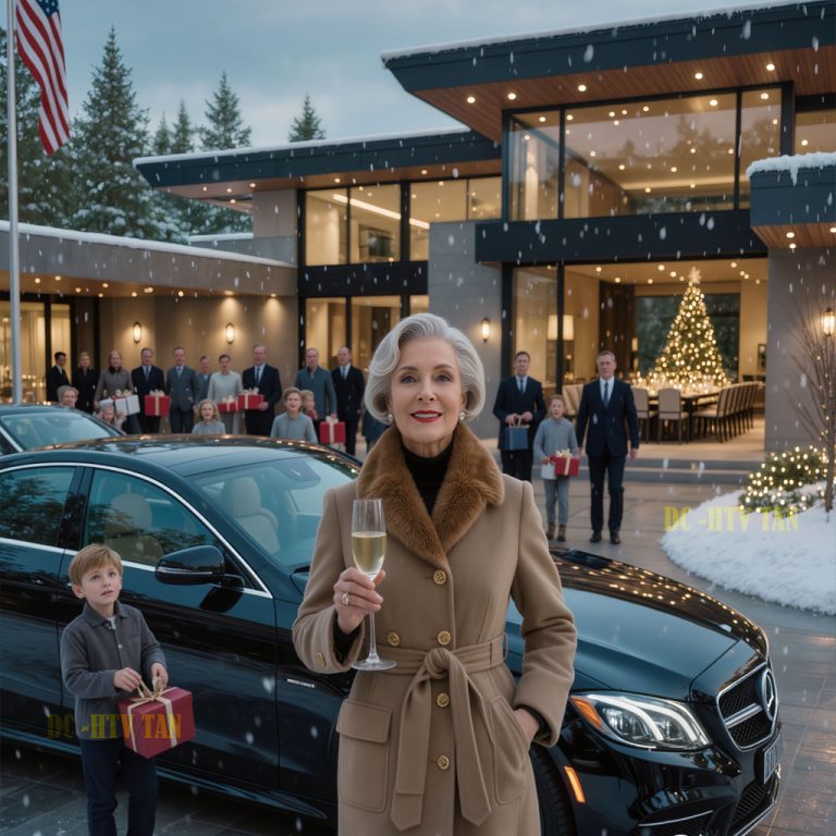 Mój syn nie pozwolił mi pójść na święta, więc zaprosiłam wszystkich do mojej wartej siedem milionów dolarów rezydencji!….