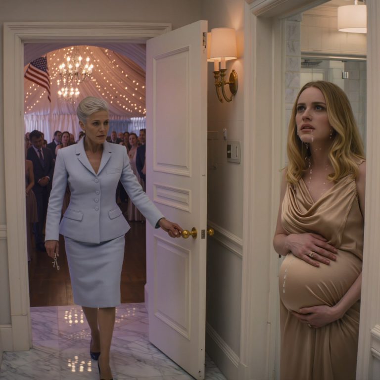 Na godzinę przed ślubem mojej bratowej zaczęłam rodzić, ale teściowa wzięła mój telefon i zamknęła mnie w łazience, mówiąc, żebym „była cicho”, żeby nie rozpraszać panny młodej. Kiedy obudziłam się w szpitalnym łóżku, błagała mnie, żebym nie wnosiła pozwu. Wtedy wszedł mój mąż i to oznajmił, a jej twarz zbladła i zaczęła drżeć.