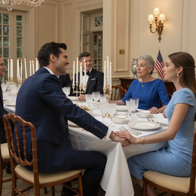 „Twoja mama to tylko pokojówka. Niech je w kuchni z psem” – powiedział mój mąż, odsuwając krzesło mojej starszej mamy od stołu na oczach wszystkich. Jego mama tylko uśmiechnęła się z zadowoleniem. Wstałam, wzięłam mamę za drżącą dłoń i podeszłam do niego. To, co się stało, będzie czymś, czego nigdy nie zapomną.