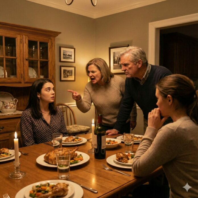 Podczas rodzinnego obiadu moja mama trzasnęła stołem. „Twoja siostra przesyła nam 4000 dolarów miesięcznie! Jesteś taka niewdzięczna!” – próbowałam wyjaśnić, ale ojciec warknął: „Nie waż się przypisywać jej hojności!”. Zamilkłam. W następnym miesiącu, zamiast przesłać pieniądze za pośrednictwem siostry, przekazałam je na cele charytatywne. Wtedy moi rodzice w końcu poznali prawdę o tym, kto tak naprawdę dawał im te pieniądze.