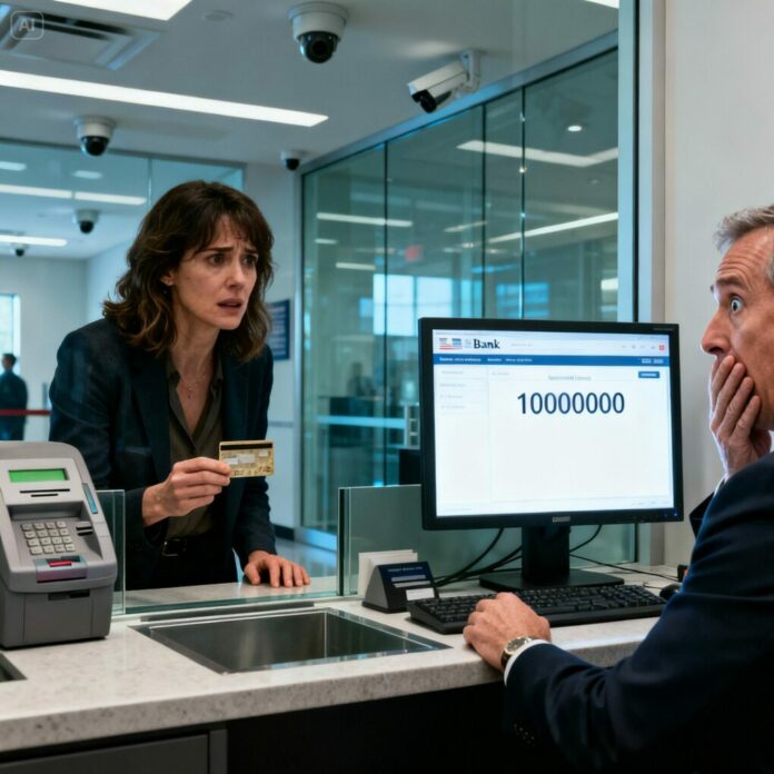 Wyrzucona przez męża z zaledwie 43 dolarami na koncie, przeszukałam swoje stare rzeczy i znalazłam zakurzoną kartę bankową mojego zmarłego ojca. Poszłam do banku z nadzieją, że zostanie mi kilka dolarów… ale kiedy kasjer zobaczył ekran, zbladł – i ta chwila zmieniła całe moje życie.